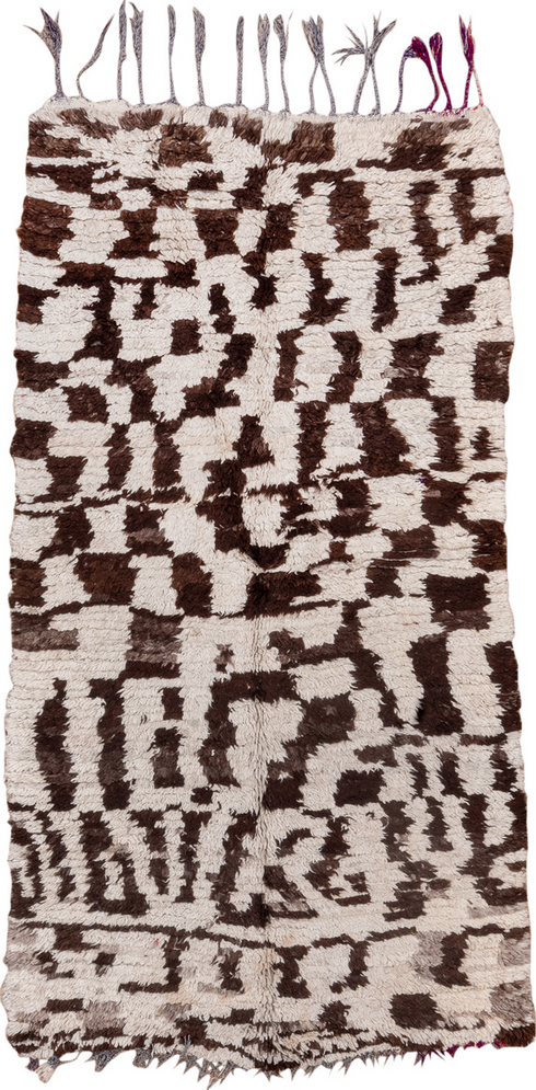 Vintage Moroccan Area Rug (4' x 8')
